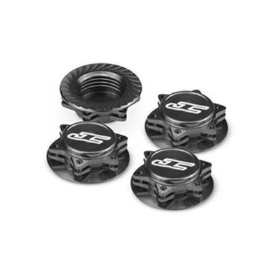 JCONCEPTS FIN - 1/8 Serrated Light Weight Wheel Nut (4) Black JCONCEPTS FIN - 1/8 Serrated Light Weight Wheel Nut (4) Black
