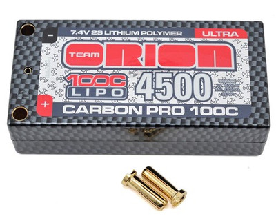 ORION Carbon Pro LiPo 4500mAh 100C 7.4V Ultra Shorty (ORI14068) ORION Carbon Pro LiPo 4500mAh 100C 7.4V Ultra Shorty (ORI14068)
