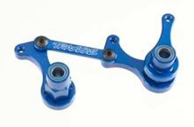 TRAXXAS T6 Aluminum Steering Bellcrank, Drag Link & 5x8mm Ball Bearings (Blue) (TRA3743A) TRAXXAS T6 Aluminum Steering Bellcrank, Drag Link & 5x8mm Ball Bearings (Blue) (TRA3743A)