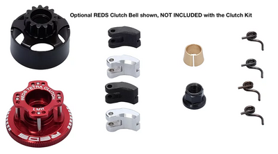 REDS RACING 34mm Tetra 4 Shoe Adjustable Clutch Kit (MUQU0022) REDS RACING 34mm Tetra 4 Shoe Adjustable Clutch Kit (MUQU0022)