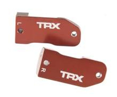 TRAXXAS L/R Aluminim Caster Blocks 30 Deg (Red) (TRA3632X)