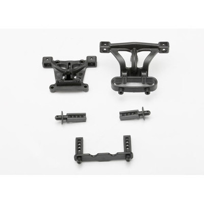 Traxxas Front & Rear Body Mounts w/Mount Posts (TRA7015) Traxxas Front & Rear Body Mounts w/Mount Posts (TRA7015)