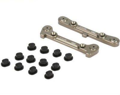 Team Losi Racing High Roll Center Adjustable Rear Hinge Pin Brace (8/8T4.0)