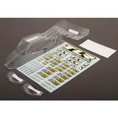 Body/Wing Set, Clear, w/Stickers, Laydown: 22 3.0 Body/Wing Set, Clear, w/Stickers, Laydown: 22 3.0