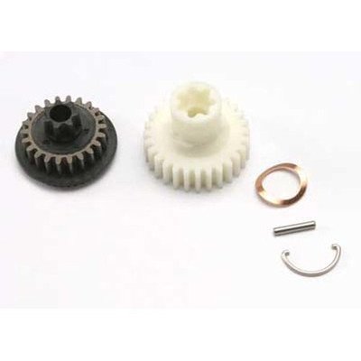Traxxas Revo Primary gears, forward and reverse/ screw pin (1) Traxxas Revo Primary gears, forward and reverse/ screw pin (1)