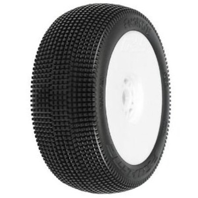 Pro-Line Fugitive Pre-Mounted 1/8 Buggy Tires (Velocity) (2) (White) (X4) Pro-Line Fugitive Pre-Mounted 1/8 Buggy Tires (Velocity) (2) (White) (X4)