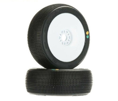 Pro-Line Fugitive Pre-Mounted 1/8 Buggy Tires (Velocity) (2) (White) (X3) Pro-Line Fugitive Pre-Mounted 1/8 Buggy Tires (Velocity) (2) (White) (X3)