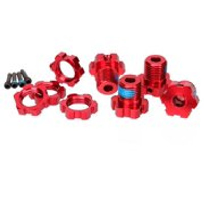Traxxas 17mm Splined Wheel Hub Set (Red) (4) (TRA5353R) Traxxas 17mm Splined Wheel Hub Set (Red) (4) (TRA5353R)