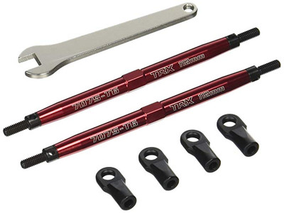 Traxxas Aluminum Toe Link Front Tubes (Red) (2) (TRA5141R)