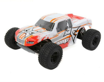 ECX AMP 1/10 RTR 2WD Monster Truck w/2.4GHz Radio (White/Orange)