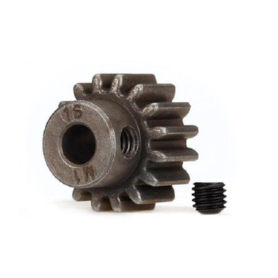 Traxxas Steel Mod 1.0 Pinion Gear w/5mm Bore (16T) Traxxas Steel Mod 1.0 Pinion Gear w/5mm Bore (16T)