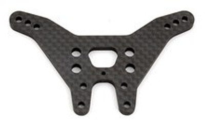 Team Associated B6 Carbon Fiber Rear Shock Tower (Long) (ASC91666)