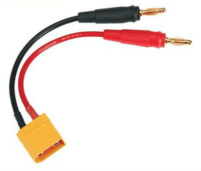 Charge Lead Banana Plugs To XT90 Male Charge Lead Banana Plugs To XT90 Male