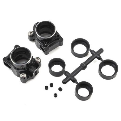 Schelle B6 Aluminum Rear Hubs (Black)