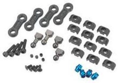 This is the optional Factory Team Swaybar Hardware for the
SC10 4x4 Short Course Racing Kit from Associated. This is the optional Factory Team Swaybar Hardware for the
SC10 4x4 Short Course Racing Kit from Associated.