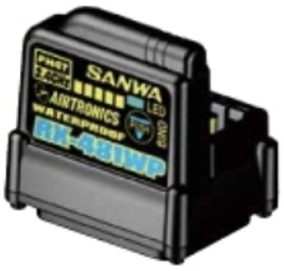 Sanwa 4-channel RX481 Waterproof Receiver w/ built-in Antenna (SNW107A41314A) Sanwa 4-channel RX481 Waterproof Receiver w/ built-in Antenna (SNW107A41314A)