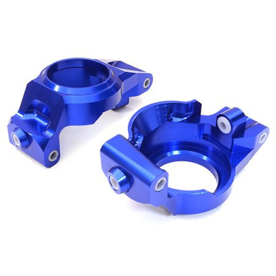 Integy Caster Block X-Maxx 4x4 (Blue) Integy Caster Block X-Maxx 4x4 (Blue)