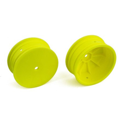 Team Associated 12mm Hex 2.2 4WD Front Buggy Wheels (2) (Yellow) Team Associated 12mm Hex 2.2 4WD Front Buggy Wheels (2) (Yellow)