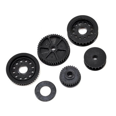 Team Losi Racing 22-4 Drive & Differential Pulley Set Team Losi Racing 22-4 Drive & Differential Pulley Set