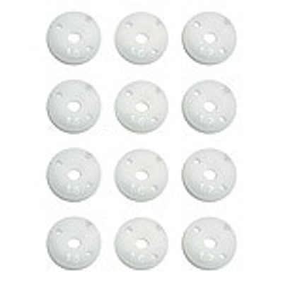 These are the Shock Pistons for the Associated 12mm Shocks. These are the Shock Pistons for the Associated 12mm Shocks.