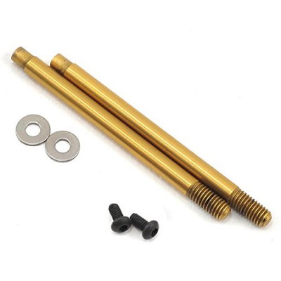 Team Associated 3x27.5mm V2 Ti-Nitride Screw Mount Shock Shaft (2) Team Associated 3x27.5mm V2 Ti-Nitride Screw Mount Shock Shaft (2)