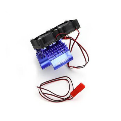 Integy Super Motor Heatsink / Twin Fan, 540/550, Blue Integy Super Motor Heatsink / Twin Fan, 540/550, Blue