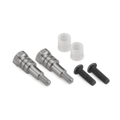 JConcepts B6/B6D Fin Long Titanium Shock Standoffs w/Bushing (Rear) JConcepts B6/B6D Fin Long Titanium Shock Standoffs w/Bushing (Rear)