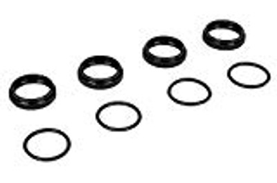 Team Losi Racing 16mm Shock Pre-Load Collars w/O-Rings (4)