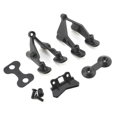 Team Losi Racing Rear Wing Stay & Washers: 22 4.0 Team Losi Racing Rear Wing Stay & Washers: 22 4.0