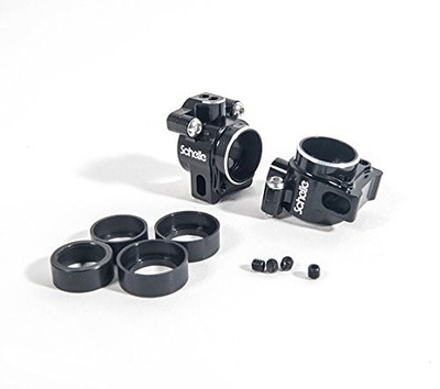 Schelle Racing B64 Aluminum Rear Hubs (Black) Schelle Racing B64 Aluminum Rear Hubs (Black)