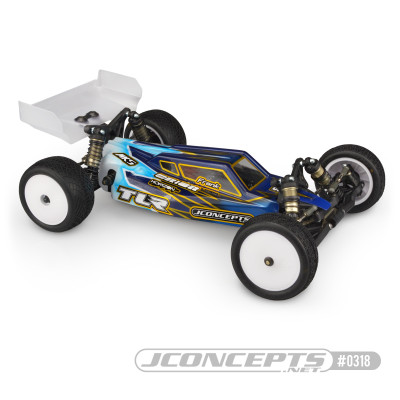 JConcepts S2 - TLR 22 4.0/5.0 BODY W/ Aero Wing (Clear) JConcepts S2 - TLR 22 4.0/5.0 BODY W/ Aero Wing (Clear)