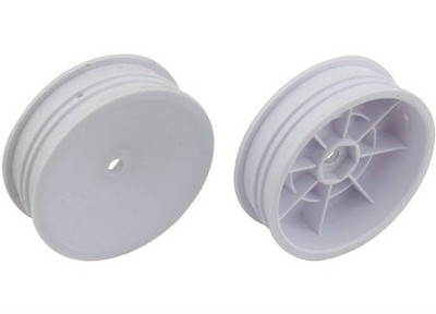 Team Associated 12mm Hex 2.2" "Slim" Front Buggy Wheels (White) (2) (B6) Team Associated 12mm Hex 2.2" "Slim" Front Buggy Wheels (White) (2) (B6)