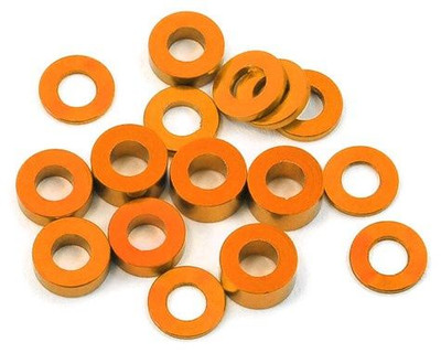17.5 RC M3 Ball Stud Washers (16) (Orange) 17.5 RC M3 Ball Stud Washers (16) (Orange)