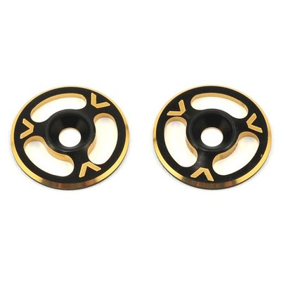 Triad Wing Buttons | Dual Black / Gold Triad Wing Buttons | Dual Black / Gold