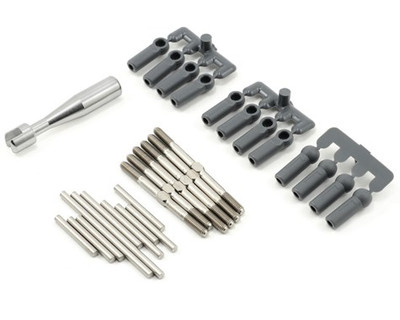 Super Duty Titanium Turnbuckle Combo for the Team Associated RC10B4.1 from Lunsford Titanium Products. Super Duty Titanium Turnbuckle Combo for the Team Associated RC10B4.1 from Lunsford Titanium Products.