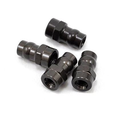 Yokomo Aluminum Hard Coated Shock Cap Ball Set (4) Yokomo Aluminum Hard Coated Shock Cap Ball Set (4)