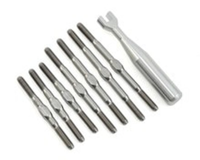 Yokomo YZ-4 SF Titanium Turnbuckle Set w/Wrench (YOKS4-TBS) Yokomo YZ-4 SF Titanium Turnbuckle Set w/Wrench (YOKS4-TBS)
