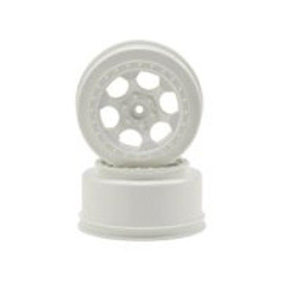 DE Racing Trinidad Short Course Wheels w/3mm Offset (White) (2) (SC5M) w/12mm Hex DE Racing Trinidad Short Course Wheels w/3mm Offset (White) (2) (SC5M) w/12mm Hex