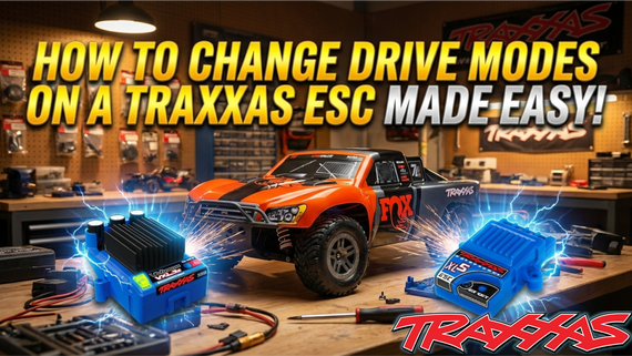 How to Change Drive Modes On A Traxxas ESC!