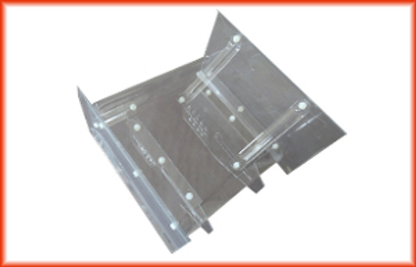 CDK Bodies 6" x 6" High Down Force Sprint Flat Top Wing with Braces & Side Boards