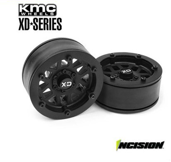 Incision KMC 1.9 XD229 Machete Wheels (2) (Black)
