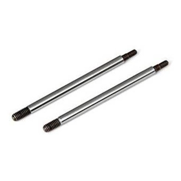Team Associated 33.5mm RC8T3 Factory Team "Chrome Finish" Front Shock Shaft (2) (ASC81176)