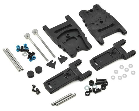 Custom Works Traxxas Slash Dirt Oval Adjustable Rear Arm Kit (CSW3270)
