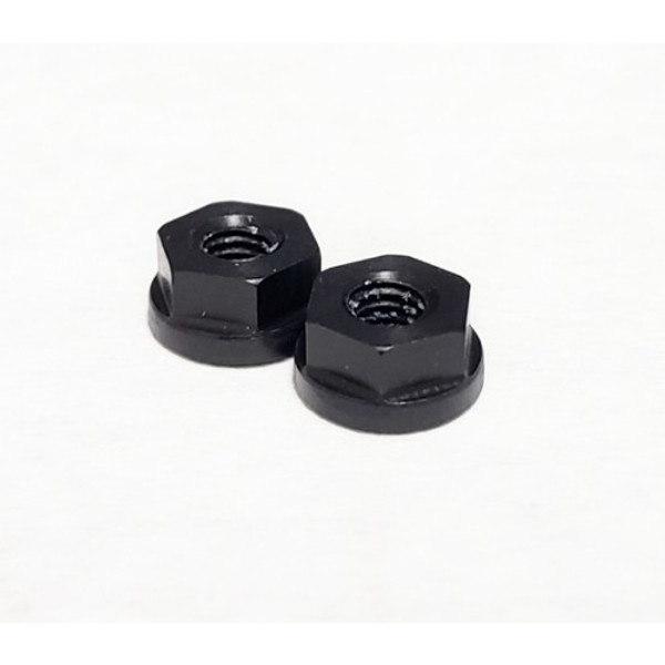Schelle Racing B6.1 Black Battery Strap Nuts, 5.5 hex