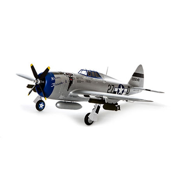 E-flite P-47D Razorback BNF Basic Electric Airplane (1200mm) w/AS3X & SAFE