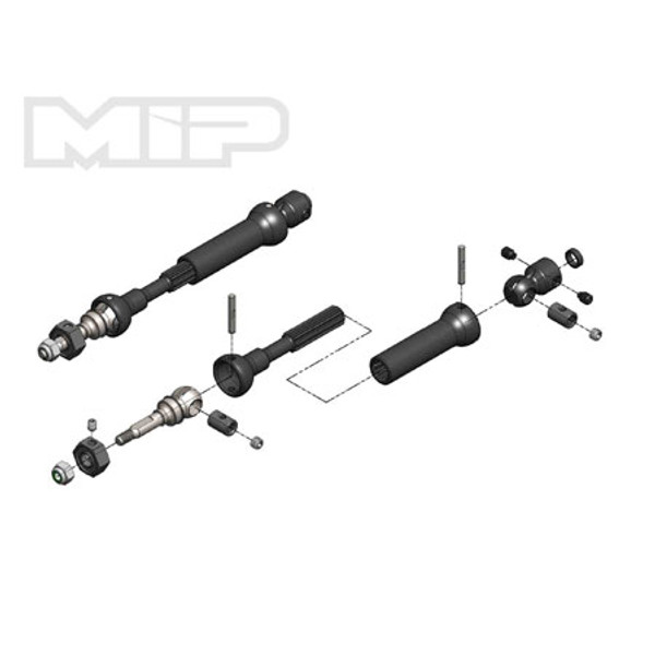 s MIP Traxxas X-Duty Front CVD Drive Kit - BeachRC.com