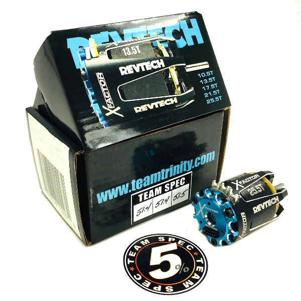 Trinity X-FACTOR 25.5T Spec Class Brushless Motor - BeachRC.com
