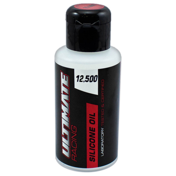 75ml bottle of Ultimate Racing 12,500 cSt Silicone Differential Oil for 1/8th scale off road buggies