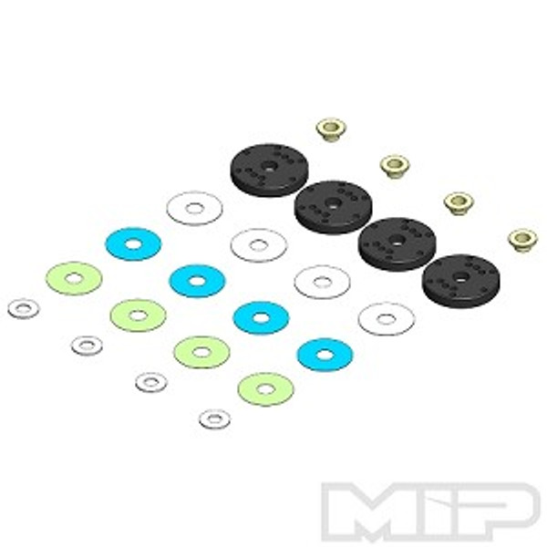 MIP TLR 16mm 6 Hole Bypass1 Piston Set (4)