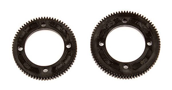Team Associated RC10B74 Center Differential Spur Gear Set (72T & 78T) (ASC92149)